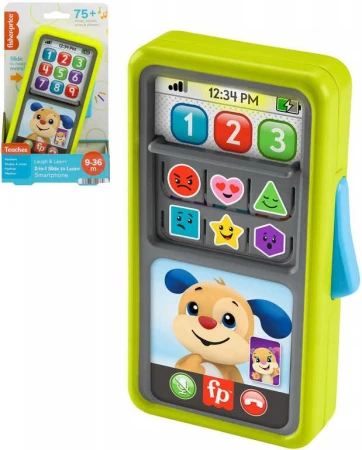 Fisher Price Pejskův baby chytrý telefon naučný na baterie Světlo Zvuk Fisher Price Pejskův baby chytrý telefon naučný na baterie Světlo Zvuk