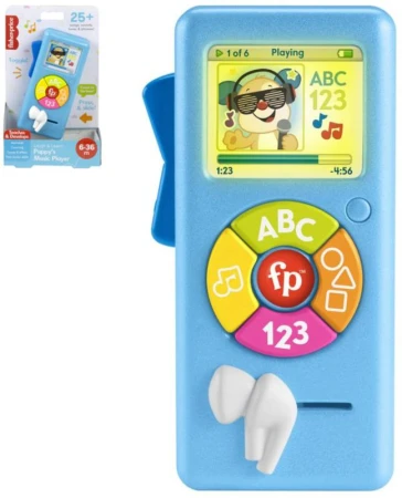 Fisher Price Pejskův hudební baby přehrávač na baterie Světlo Zvuk CZ Fisher Price Pejskův hudební baby přehrávač na baterie Světlo Zvuk CZ