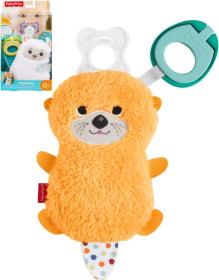 Fisher Price PLYŠ Baby klip na dudlík pro miminko 2 druhy (plyšová hračka)
