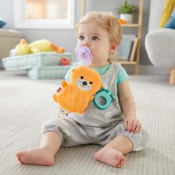 Fisher Price PLYŠ Baby klip na dudlík pro miminko 2 druhy (plyšová hračka)