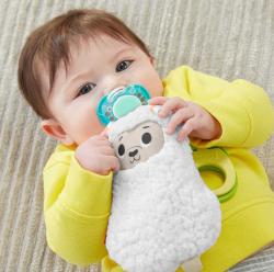 Fisher Price PLYŠ Baby klip na dudlík pro miminko 2 druhy (plyšová hračka)