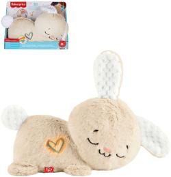 Fisher Price PLYŠ Baby králíček usínáček pro miminko na baterie Světlo Zvuk