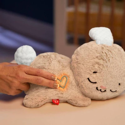 Fisher Price PLYŠ Baby králíček usínáček pro miminko na baterie Světlo Zvuk
