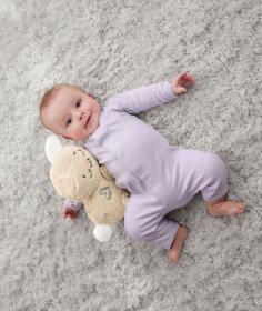 Fisher Price PLYŠ Baby králíček usínáček pro miminko na baterie Světlo Zvuk