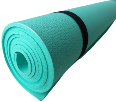 Fitness gymnastická podložka 173x61cm na aerobic 4mm zelená na cvičení