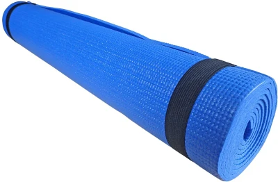 Fitness podložka Yoga 173x61cm na aerobic 4mm modrá na cvičení Fitness podložka Yoga 173x61cm na aerobic 4mm modrá na cvičení