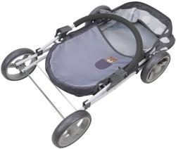 FIVE O NINE CREW Kočárek veverka šedý s taškou pro panenku miminko