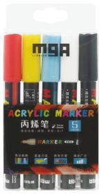 Fix akrylový popisovač 2mm barevný marker set 5ks dekorační Fix akrylový popisovač 2mm barevný marker set 5ks dekorační