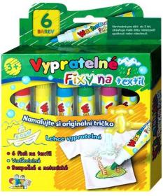 Fixy na textil VYPRATELNÉ Výtvarné a kreativní hračky