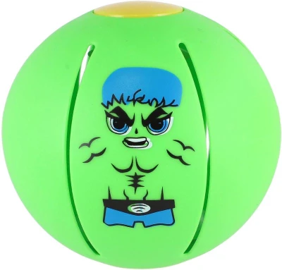 Flat Ball Hoď disk, chyť míč! disk 8cm měnící se v míč s obrázkem 4 barvy 2v1