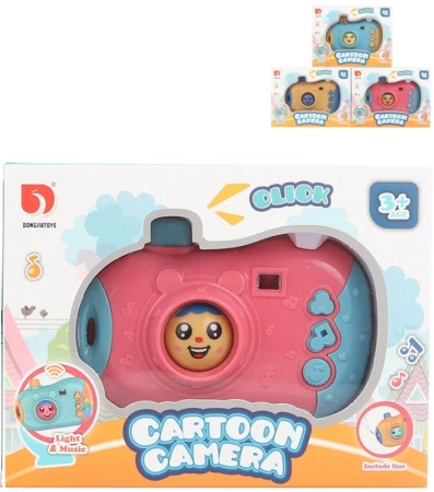 Fotoaparát dětský Cartoon Camera plast na baterie Světlo Zvuk Fotoaparát dětský Cartoon Camera plast na baterie Světlo Zvuk