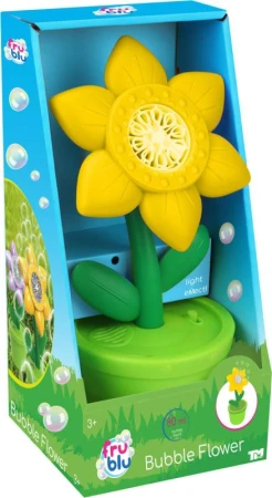 FRU BLU Bublifuk květina automatický s náplní 80ml na baterie Světlo