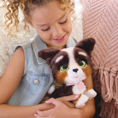 FurReal Wag-A-Lot Bernardýn pes interaktivní na vodítku na baterie Zvuk