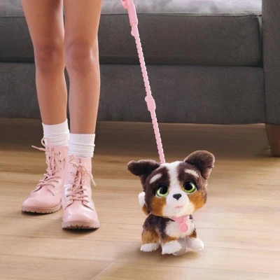 FurReal Wag-A-Lot Bernardýn pes interaktivní na vodítku na baterie Zvuk