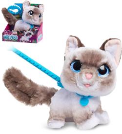 FurReal Wag-A-Lot Ragdoll kotě interaktivní na vodítku na baterie Zvuk