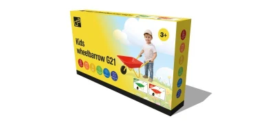 G21 červené dětské zahradní kolečko