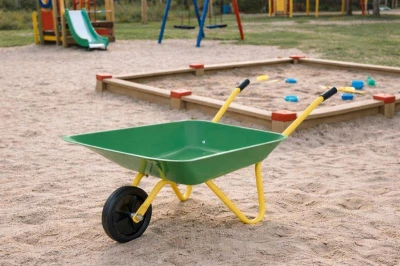 G21 zelené dětské zahradní kolečko