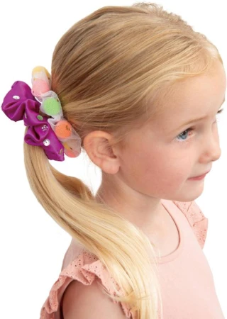GALT Třpytivé gumičky do vlasů Scrunchies kreativní set výroba gumiček