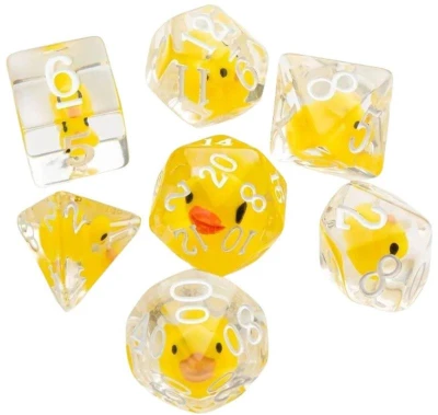 Gamegenic RPG Herné kocky mnohostenové Embraced Series Rubber Duck set 7ks