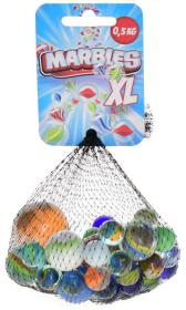 Gametime skleněné kuličky skleněnky XL sada různé barvy a velikosti