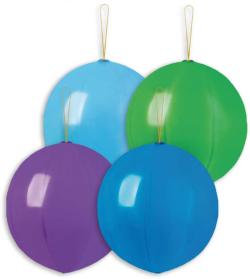 Gemar Balónek nafukovací punch ball 45cm pastelový set 4ks různé barvy