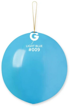Gemar Balónek nafukovací punch ball pastelový s gumičkou 33cm 8 barev GPB2