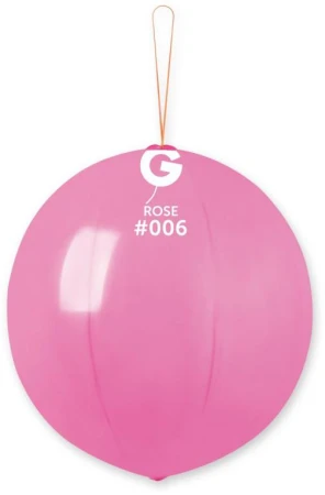 Gemar Balónek nafukovací punch ball pastelový s gumičkou 33cm 8 barev GPB2