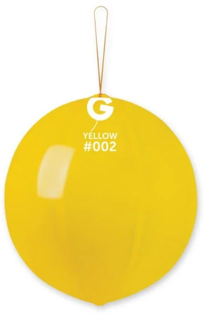 Gemar Balónek nafukovací punch ball pastelový s gumičkou 33cm 8 barev GPB2