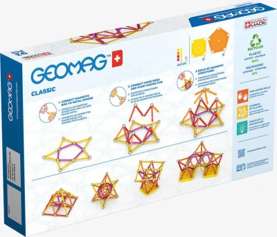 Geomag Classic oranžová 93 dílků Eko magnetická (stavebnice)