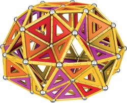 GEOMAG Classic Panels oranžová 388 dílků Eko magnetická (stavebnice)