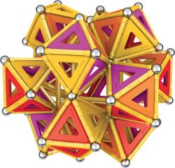 GEOMAG Classic Panels oranžová 388 dílků Eko magnetická (stavebnice)