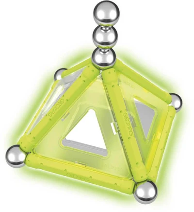 Geomag Glow 22 dílků ve tmě svítící magnetická (stavebnice)