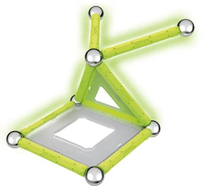 Geomag Glow 22 dílků ve tmě svítící magnetická (stavebnice)