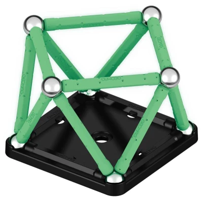 Geomag Glow 25 dílků ve tmě svítící Eko magnetická (stavebnice)