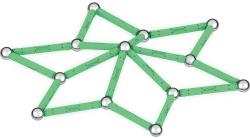 GEOMAG Glow 60 dílků ve tmě svítící Eko magnetická (stavebnice)
