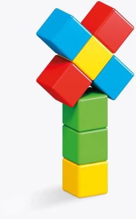 Geomag Magicube Green Line Eco kostky barevné 8ks (stavebnice)