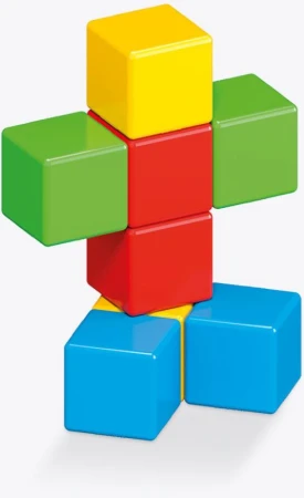 Geomag Magicube Green Line Eco kostky barevné 8ks (stavebnice)