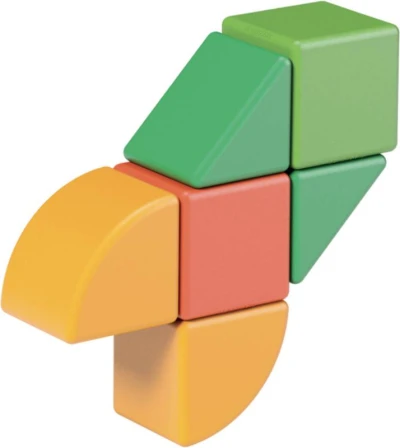 Geomag Magicube Shapes baby magnetická stavebnice 6 dílků