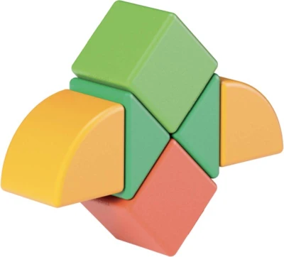 Geomag Magicube Shapes baby magnetická stavebnice 6 dílků