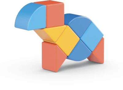 Geomag Magicube Shapes baby magnetická stavebnice 9 dílků