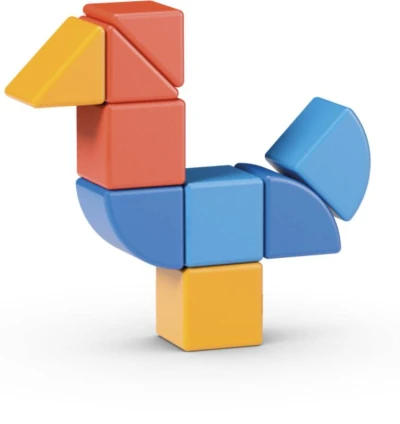 Geomag Magicube Shapes baby magnetická stavebnice 9 dílků