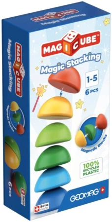 Geomag Magicube Stacking baby magnetická stavebnice 6 dílků Geomag Magicube Stacking baby magnetická stavebnice 6 dílků