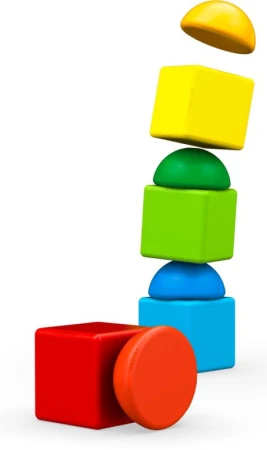Geomag Magicube Stacking baby magnetická stavebnice 8 dílků