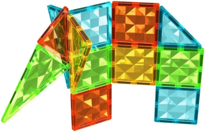 Geomag Magnetic Tiles Gems 32 dílků magnetická (stavebnice)