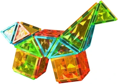 Geomag Magnetic Tiles Gems 44 dílků magnetická (stavebnice)