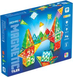 Geomag Magnetic Tiles Gems 60 dílků magnetická (stavebnice)