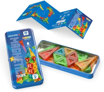Geomag Magnetic Tiles Gems mini 26 dílků magnetická (stavebnice)