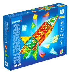 Geomag Magnetic Tiles Gems raketa 32 dílků magnetická (stavebnice)