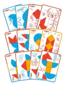 Geomag Stavebnice magnetická Magicube BlocksCards 16 dílků