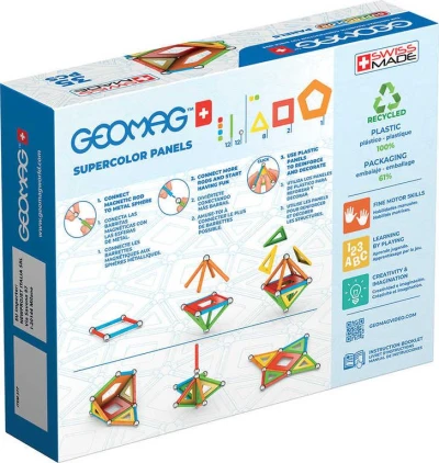 Geomag Supercolor Panels 35 dílků Eko magnetická (stavebnice)